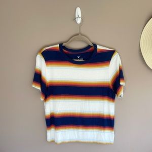 American Eagle Soft and Sexy Striped T-Shirt, Medium